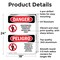 Signmission Unauthorized Persons Not Permitted Bilingual Danger Sign, Aluminum, 18in W x 24in L, 2PK OS-2PACK-DS-A-1824-VS-1597 - alternate 7